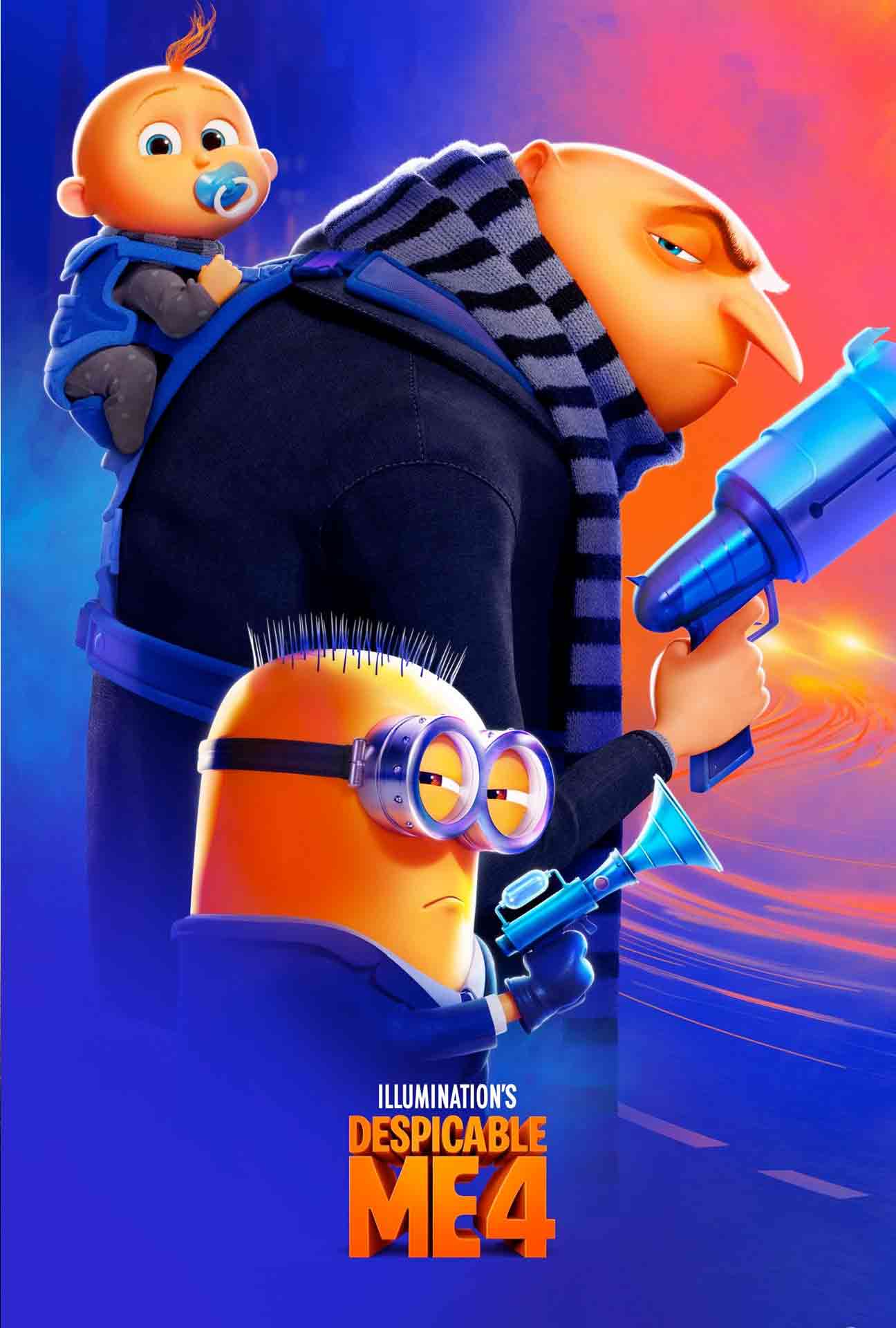 Movie Poster for Despicable Me 4.